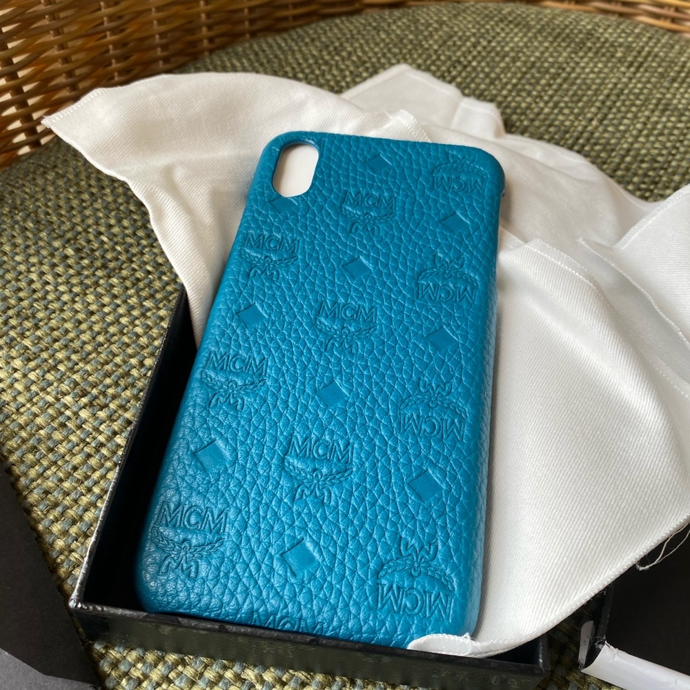 MCM iphone case in monogram for xs max